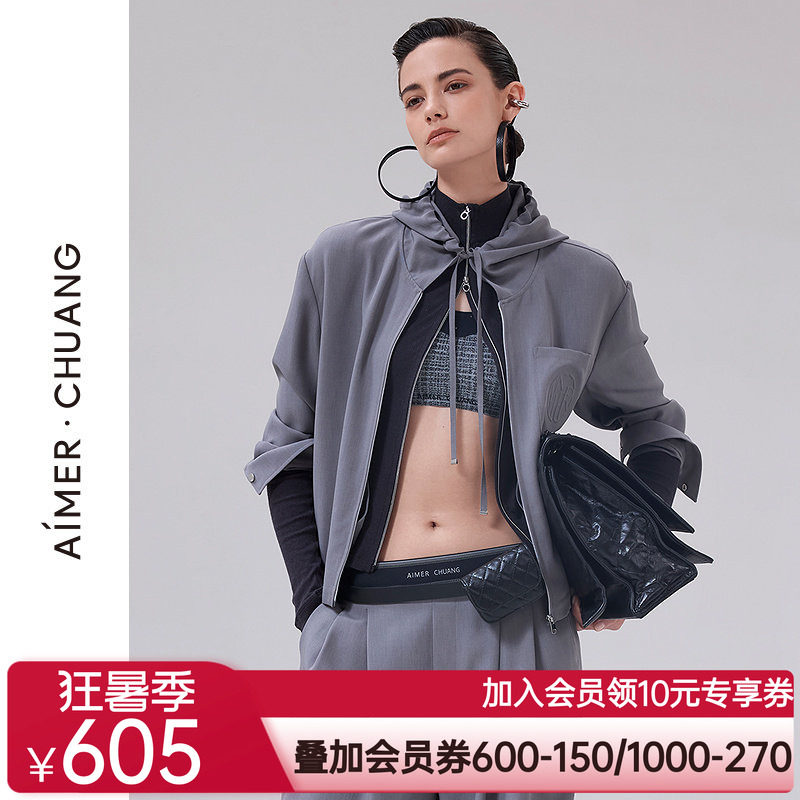 爱慕·CHUANG倾慕女士外穿轻机能休闲连帽外套CA811931