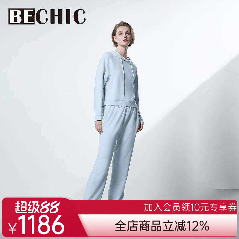 BeChic居家时光连帽分身家居套装女舒适家居服BC46CR1