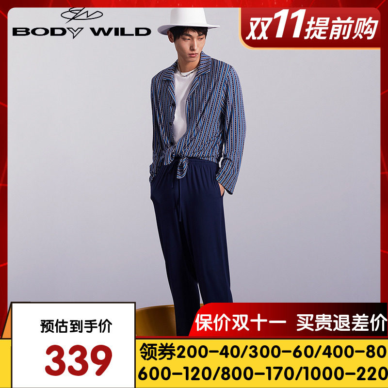 BODY WILD数码条纹家居长裤ZBN42ZN1怎么样,好用不?