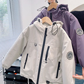 加厚工装 防风 2025年冬季 新款 男童贴标棉衣棉袄中大童防风棉服