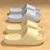 女夏天室内厚底凉拖男防滑情侣居家鞋 夏季 家用踩屎感拖鞋 浴室洗澡