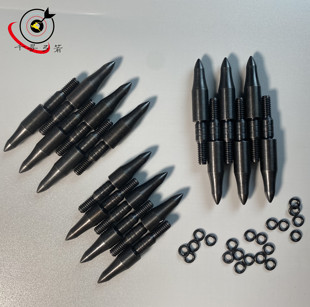 高质量防松箭头靶子比赛专用7.1 6.2内径铁箭头送O形胶圈 7.4外径