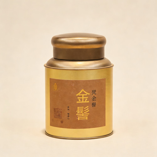梵金髻心经全发酵梵净山梵金黄茶复旦大学李辉教授监制茶道经严选