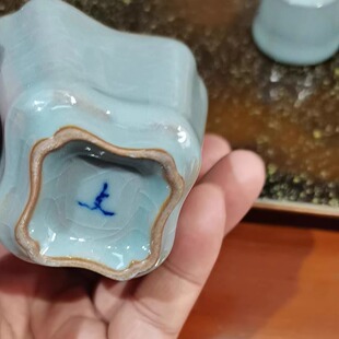 三沐宁保文文款宋式盏新作 倭角杯