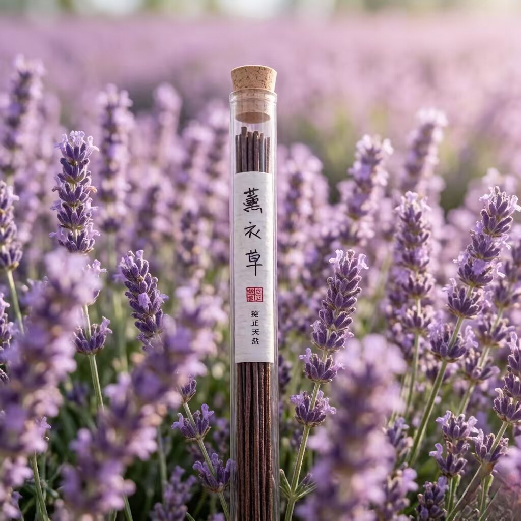 伊犁原生薰衣草线香手工无添加