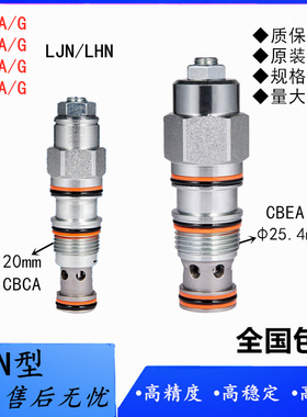 CBCA/CBEA/CBCG/CBEG/GG/LHN LJN 螺纹插装平衡阀替代SUN型抗衡阀