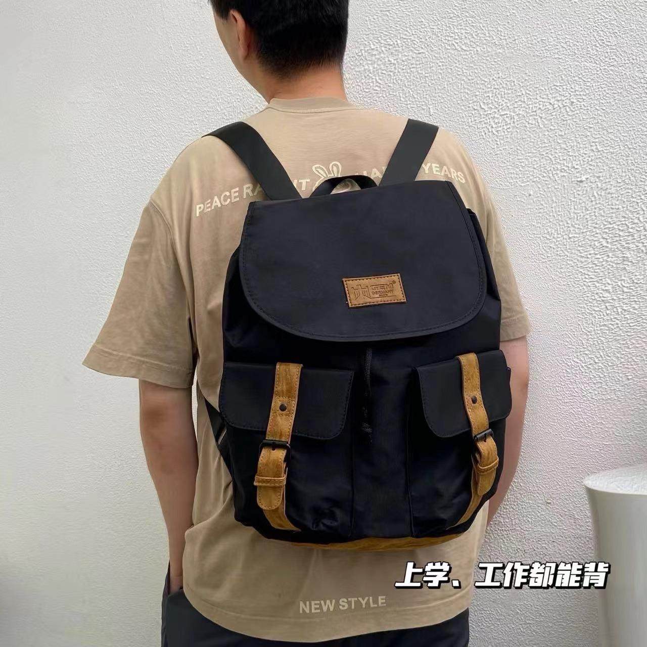 【祥兴箱包】GEM双肩包轻便大容量休闲旅行大学生背包,箱包皮具/热销女包/男包,双肩背包,淘宝优惠券,粉丝福利购,淘宝优惠卷