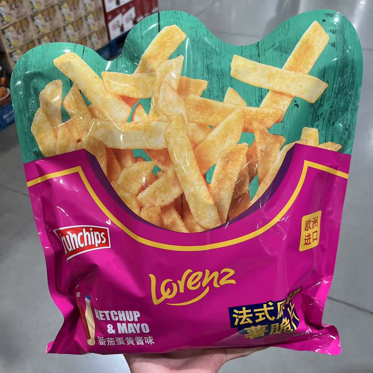 劳仑兹法式番茄蛋黄酱味薯脆片