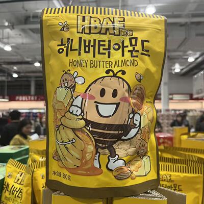 HBAF芭蜂蜂蜜黄油味扁桃仁分享装
