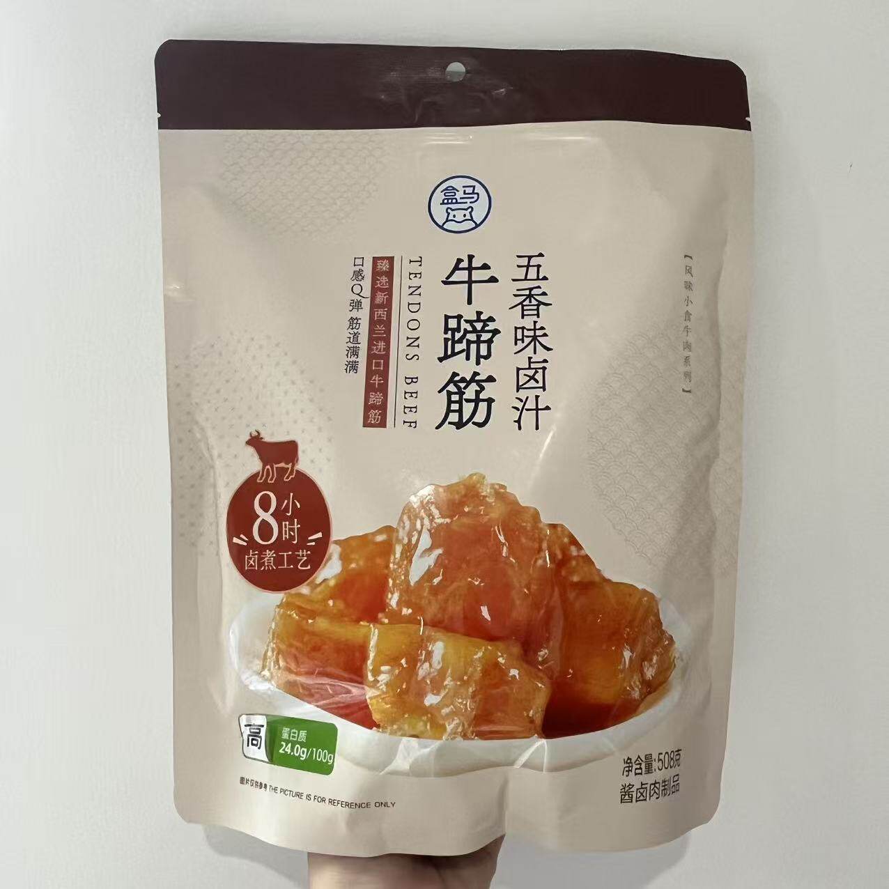 盒马牛蹄筋(五香味)卤味508g