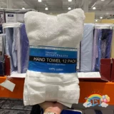 Домашнее Costco Приобретение Granderiur Double -Share Cotton Cotton Commerce Commercial Commercial Scorf, 24 ванные полотенца, 6