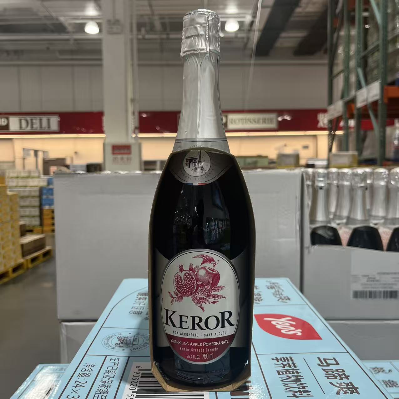 KEROR苹果石榴气泡饮料含真果汁
