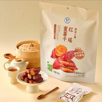 盒马代购鲜蒸0脂红瑶蜜薯干650g