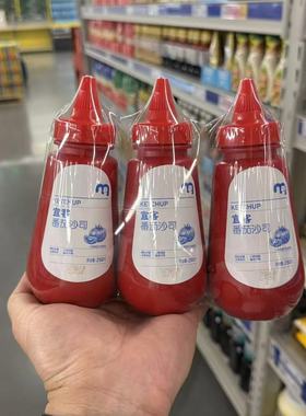 麦德龙代购 YIKE宜客番茄沙司250g*3瓶细腻醇厚酸甜可口拌面蘸酱