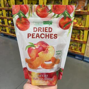 蜜饯办公室休闲零食 fields水果干桃干400g 开市客代购 tropical