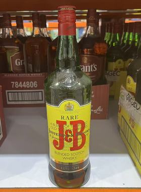 开市客代购 J&B RARE BLENDED SCOTCH珍宝特选调配苏格兰威士忌1L