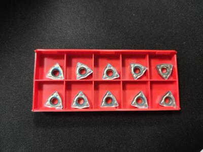 WC型彩色加硬U钻刀片WCMT06T308 WCMX030208 SPMG07T308喷水钻刀