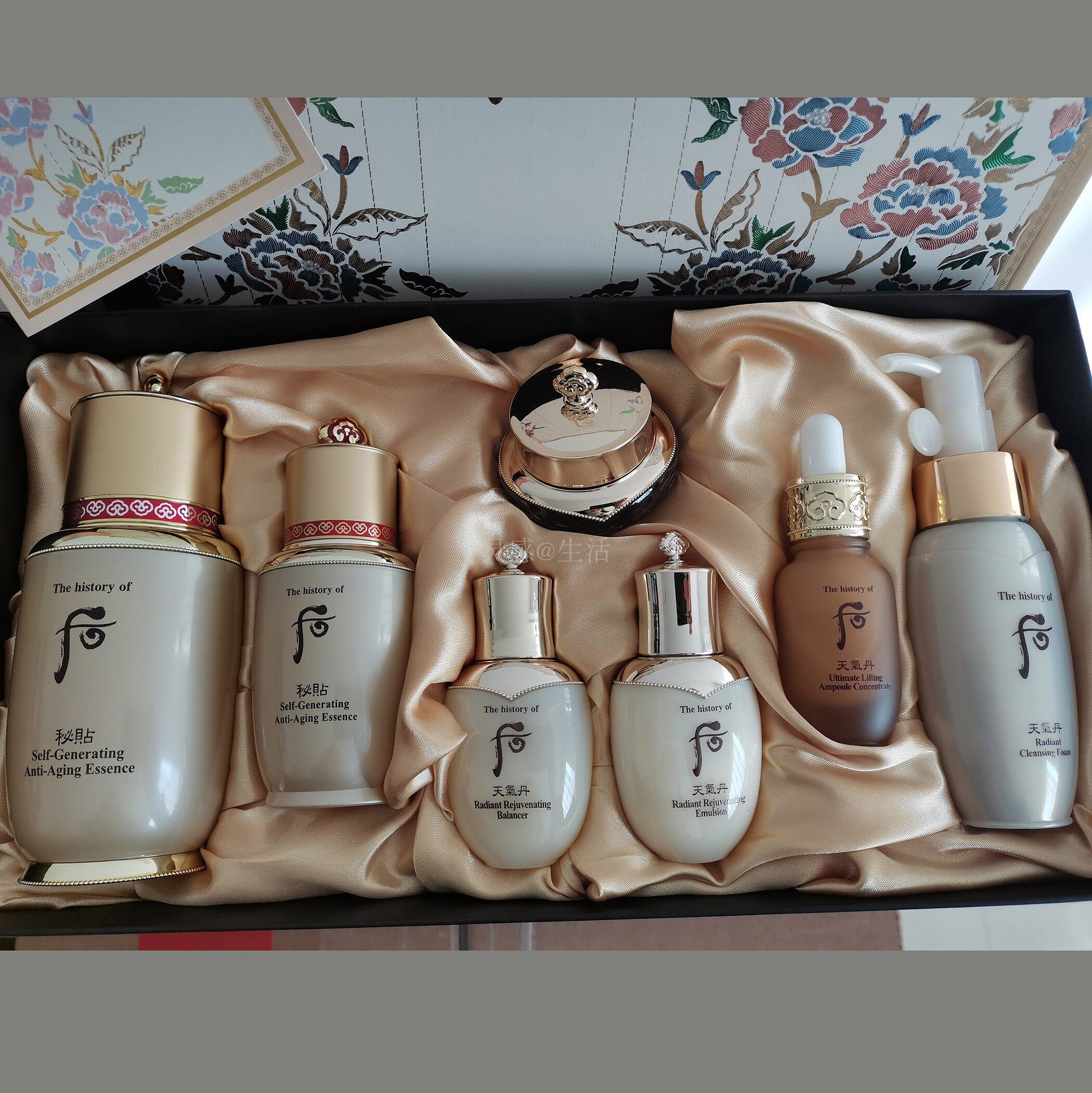 后秘贴精华套盒韩国whoo后自生密贴提拉紧致滋润秘贴循环导入精华