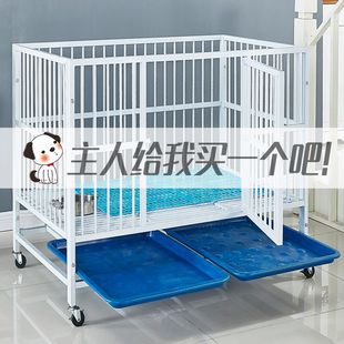 镀锌狗笼子加厚穿管跑床小型犬中大型犬展示笼室内宠物店寄养狗狗