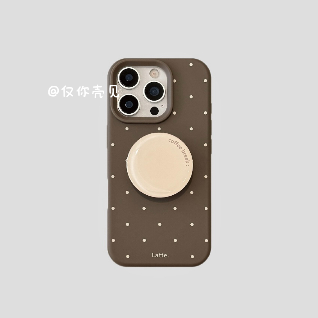 高级感支架适用iphone17苹果15手机壳秋冬复古16promax个性13软套