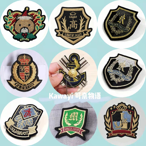 JK制服胸针日系刺绣徽章