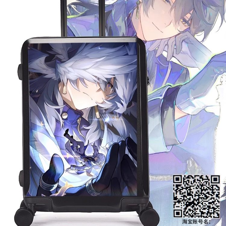 崩坏星穹铁道光锥系列马口行李箱学生款男生姬子星期日知更鸟皮箱,箱包皮具/热销女包/男包,旅行箱,淘宝优惠券,粉丝福利购,淘宝优惠卷