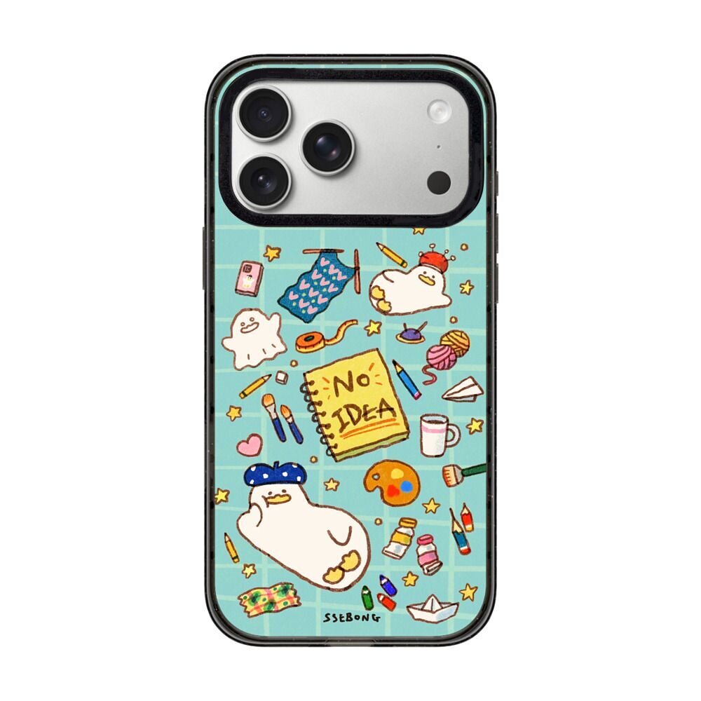 【韩国代购】新款满印绿底小鸭子贴纸适用iphone17promx手机壳苹果18/16/15pro外壳苹果14/13磁吸Magsafe情侣