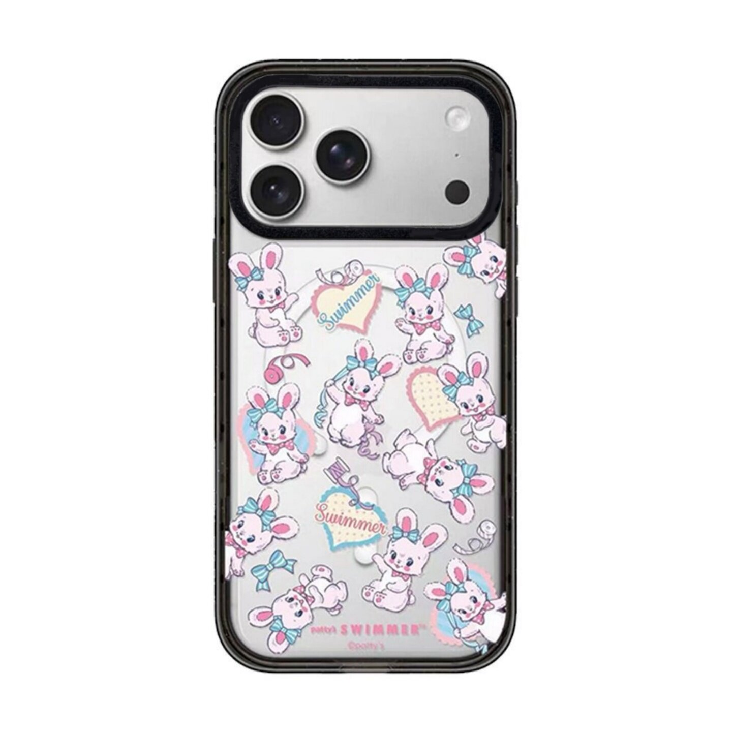 【韩国代购】新款甜心蝴蝶结兔子适用iphone苹果17promax手机壳16/15/14pro/plus透明外壳苹果13/12磁吸ins11