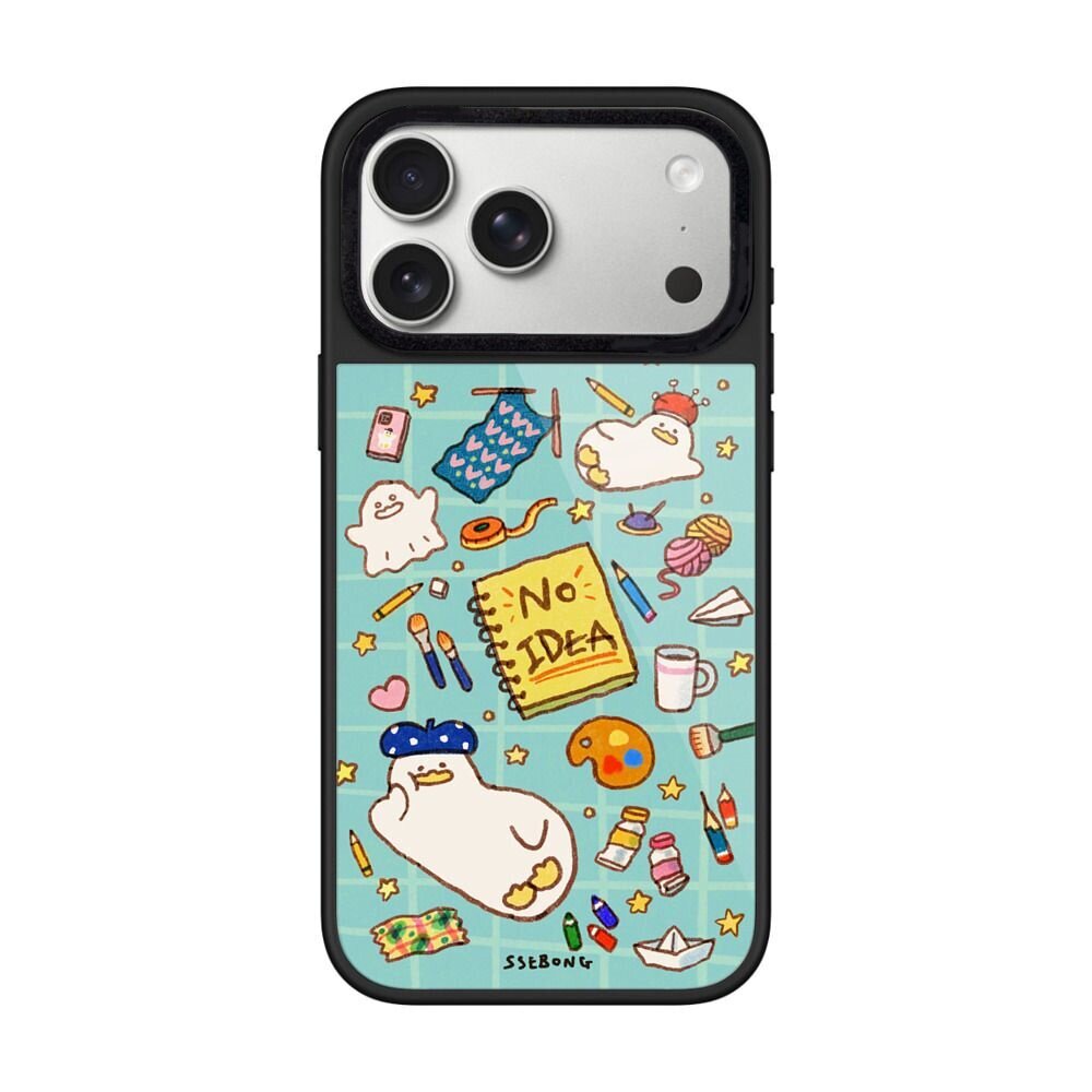 【韩国代购】新款晶釉绿底小鸭子贴纸适用iphone17promx手机壳苹果18/16/15pro外壳苹果14/13磁吸Magsafe情侣