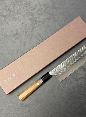 加藤义实 越前义实作 SG STRIX粉末钢锤纹 165mm菜切