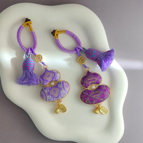 非遗宋锦车挂双面葫芦包挂