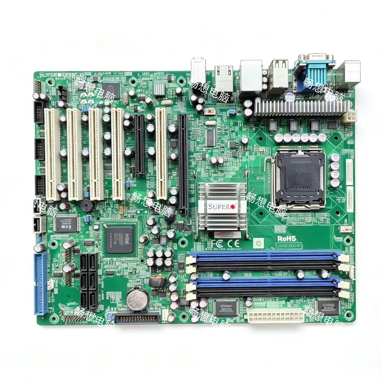 超微SUPER C2SBC-Q REV 1.01 775针服务器 工控机 设备主板双网卡