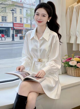 2026早春新款女装法式高级感衬衫轻奢设计感白色衬衫上衣女轻熟风