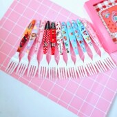 密胺可爱儿童卡通餐具叉子宝宝汤勺婴幼儿学吃饭家用水果单只叉子