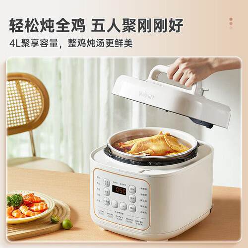 华.凌电压力锅电压锅全自动智能多功能4L煲汤电饭锅WH-YL4930C