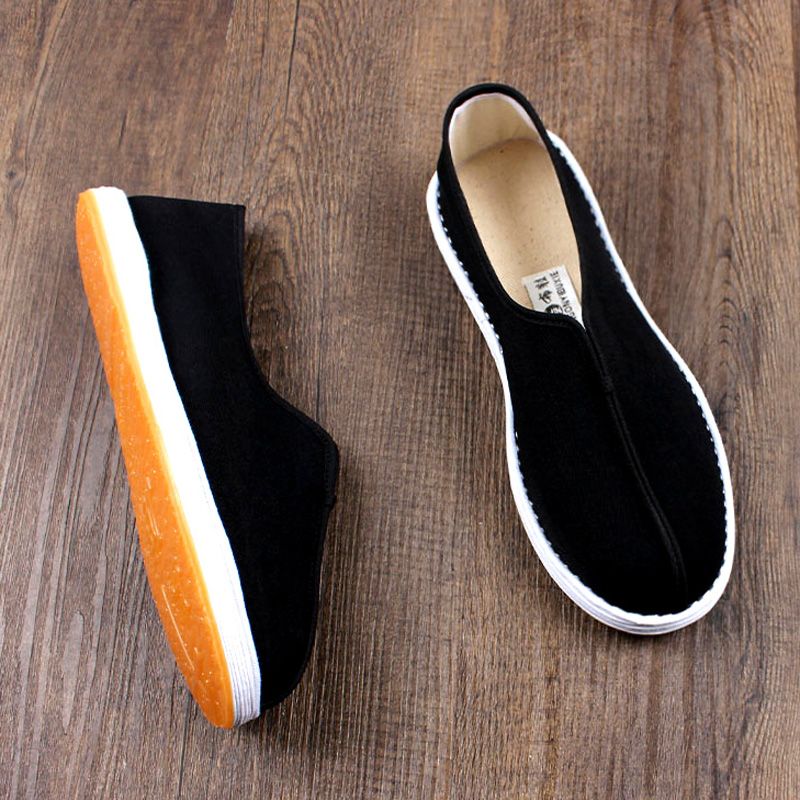 透气老北京布鞋千层底中式一脚蹬