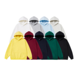 高级感实体店品质460克重磅明黄色慵懒卫衣男春秋连帽衫W099特50，男装卫衣，星座805 (原301D-3)