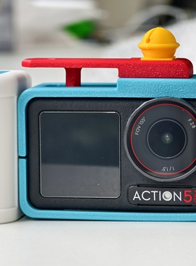 【大疆】ACTION3/4/5Pro相机外壳 街拍手柄 哆啦A梦小叮当配色