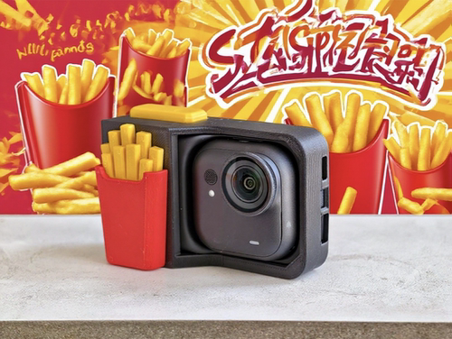 影石GoUltra创意相机壳 GoUltra皮卡丘麦当劳相机壳 纸头哥相机壳