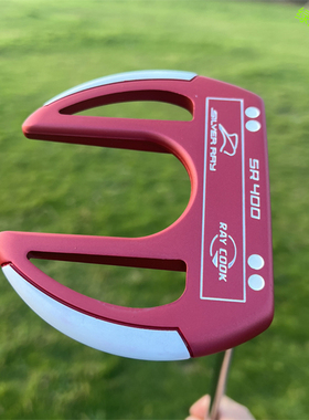 RAY COOK高尔夫推杆红色牛角款双翼型稳定性鹅颈推杆弯颈平衡推杆