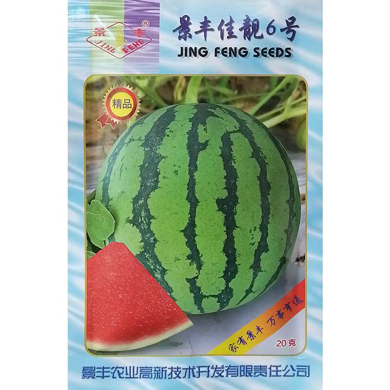 景丰佳靓6号西瓜种子大红瓤肉质细嫩甜脆多汁美都类美佳西瓜种籽