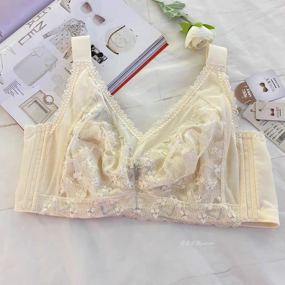 娅筑大胸显小文胸超薄全罩杯内衣侧收副乳防下垂 防外扩女胸罩