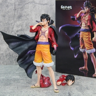 新品海贼王路飞手办ONEPIECE航海王帅气草帽动漫机箱模型摆件人偶