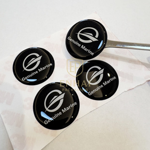 环保无毒3D滴胶贴纸定制水晶凸起高亮效果防水耐磨适用于户外室内