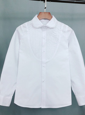 女童英伦学院风春秋纯色长袖校服