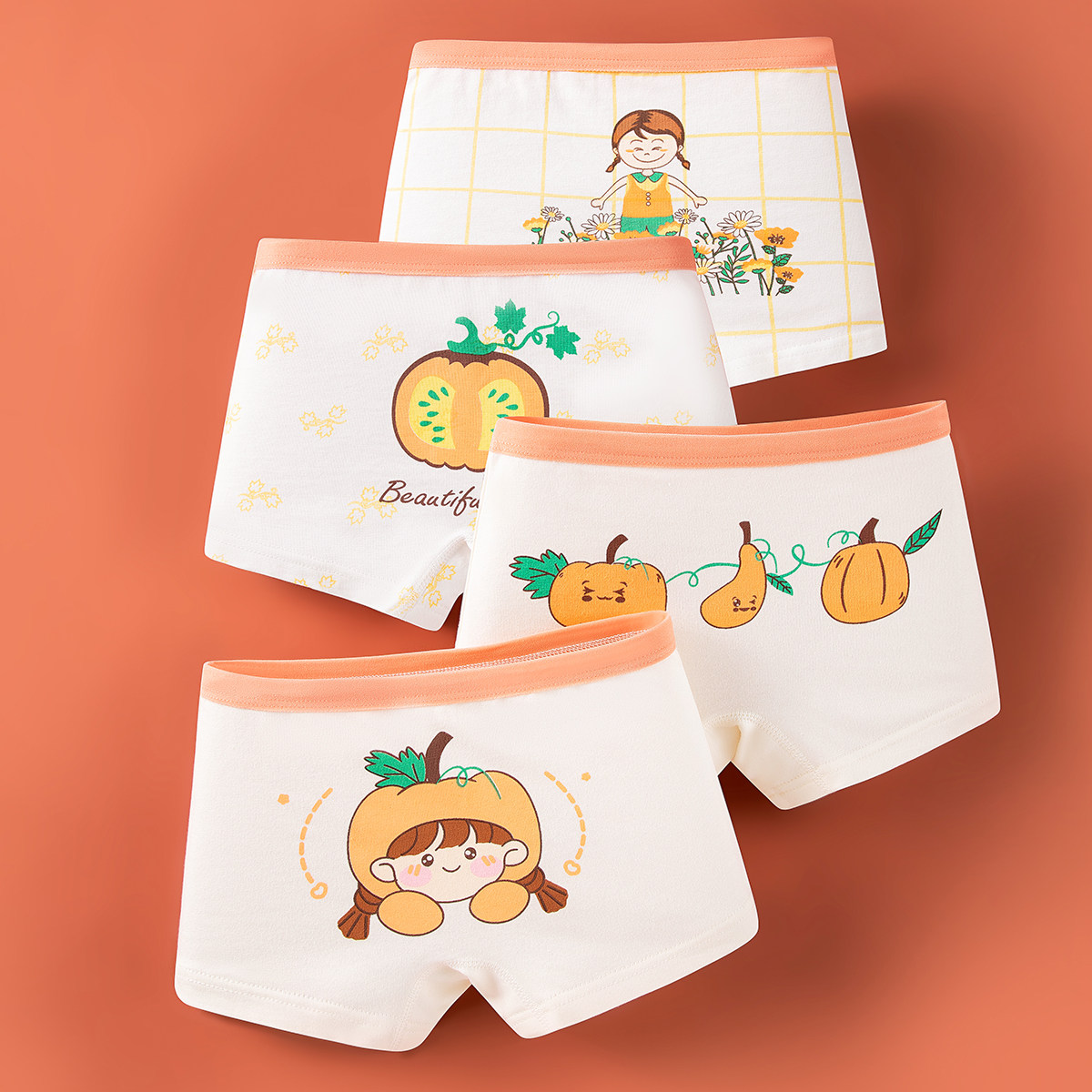 女童小短裤平角纯棉12-14岁小女孩初中生全棉四角打底裤柔软舒适,童装/婴儿装/亲子装,内裤,淘宝优惠券,粉丝福利购,淘宝优惠卷