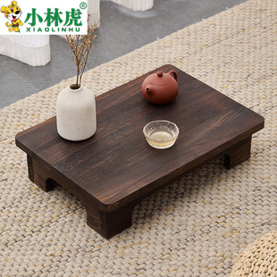 实木榻榻米茶几日式简约飘窗桌炕桌阳台矮桌禅意小桌子桐木茶桌