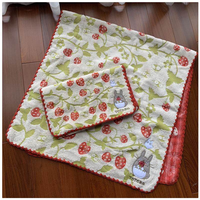 出口日本外贸单全棉柔软蓬松无荧光剂捻纱可爱刺绣浴巾毛巾大方巾,居家布艺,浴巾毛巾方巾套装/三件套,淘宝优惠券,粉丝福利购,淘宝优惠卷