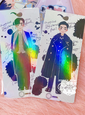 民国奇探胡一天张云龙土生土长一路楚垚Q版同人追星镭射卡|萌姜女