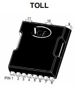 NTBLS1D7N08H 80V 203A TOLL ON 原装 N沟道MOS管 可拆样